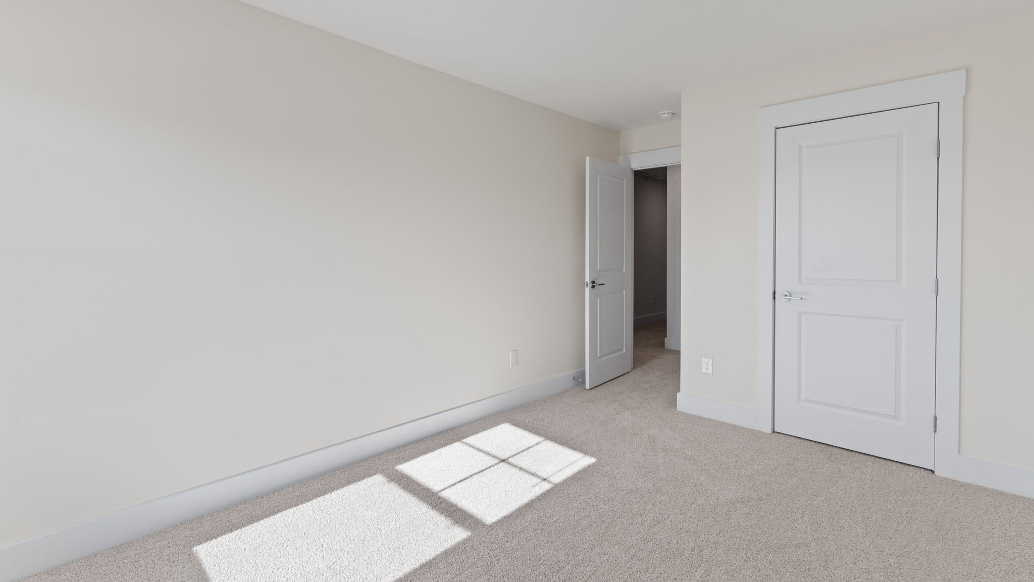 Guest bedroom with closet
