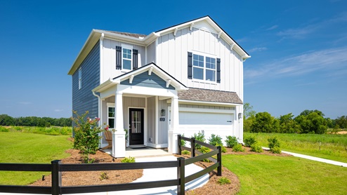 Exterior of Darwin model home at Watercolour