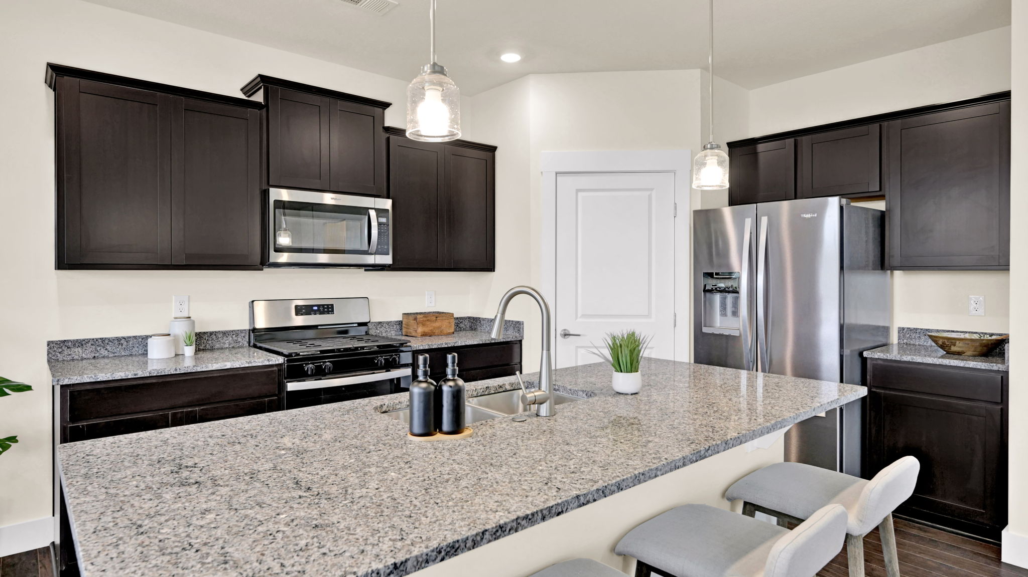kitchen with stainless steel appliances