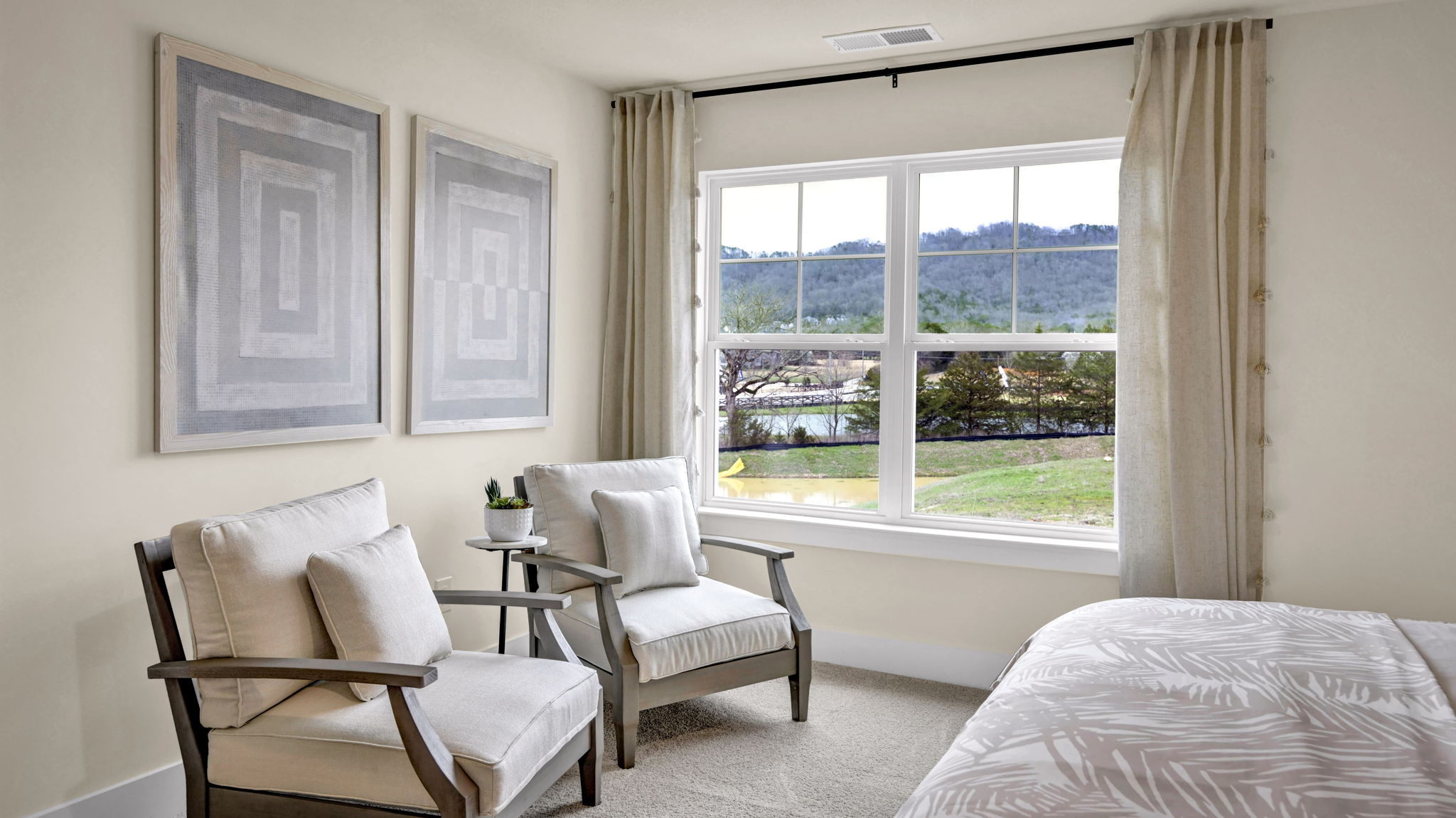 primary room with window