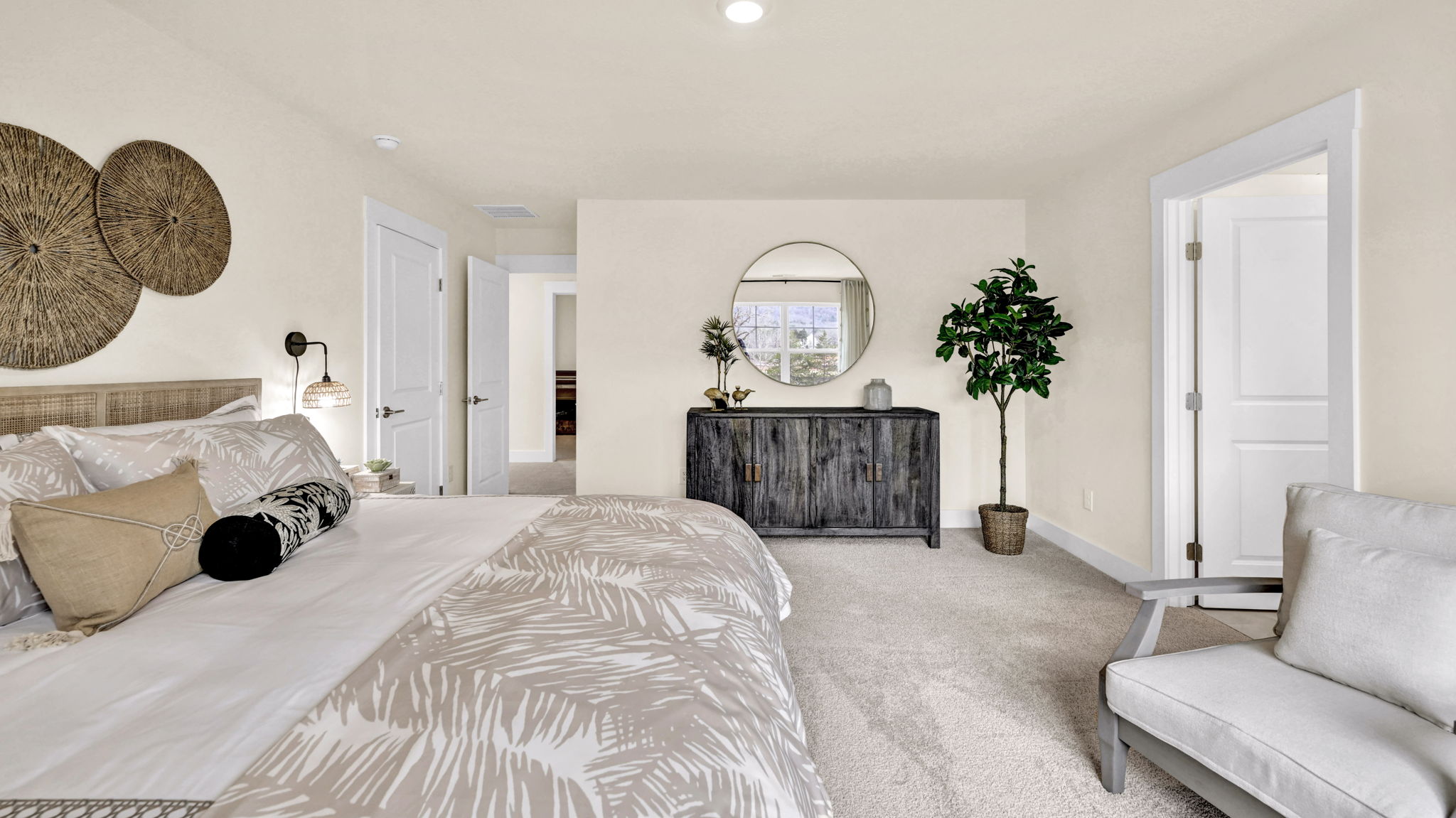 primary room with window