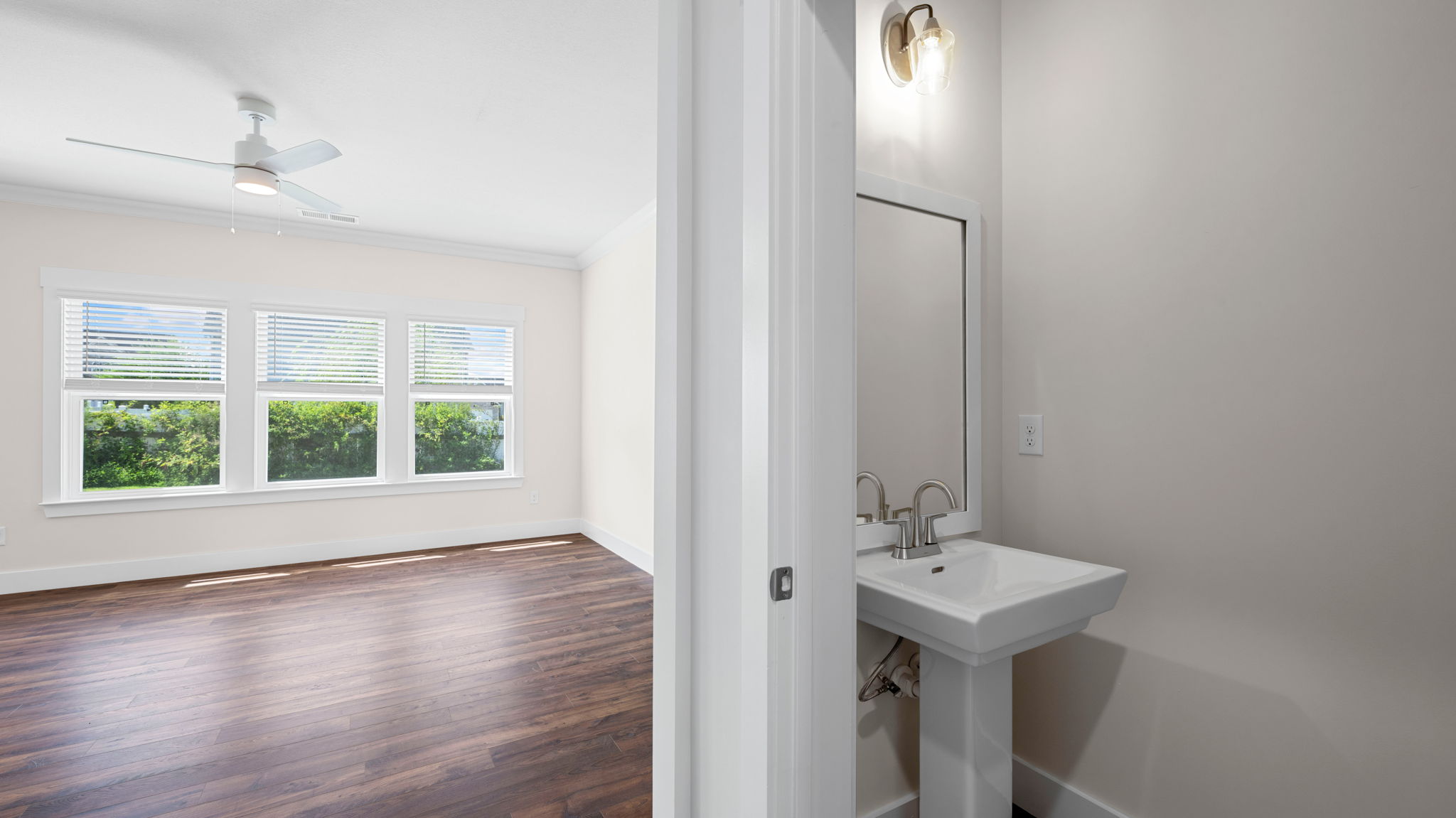 half bath on first floor