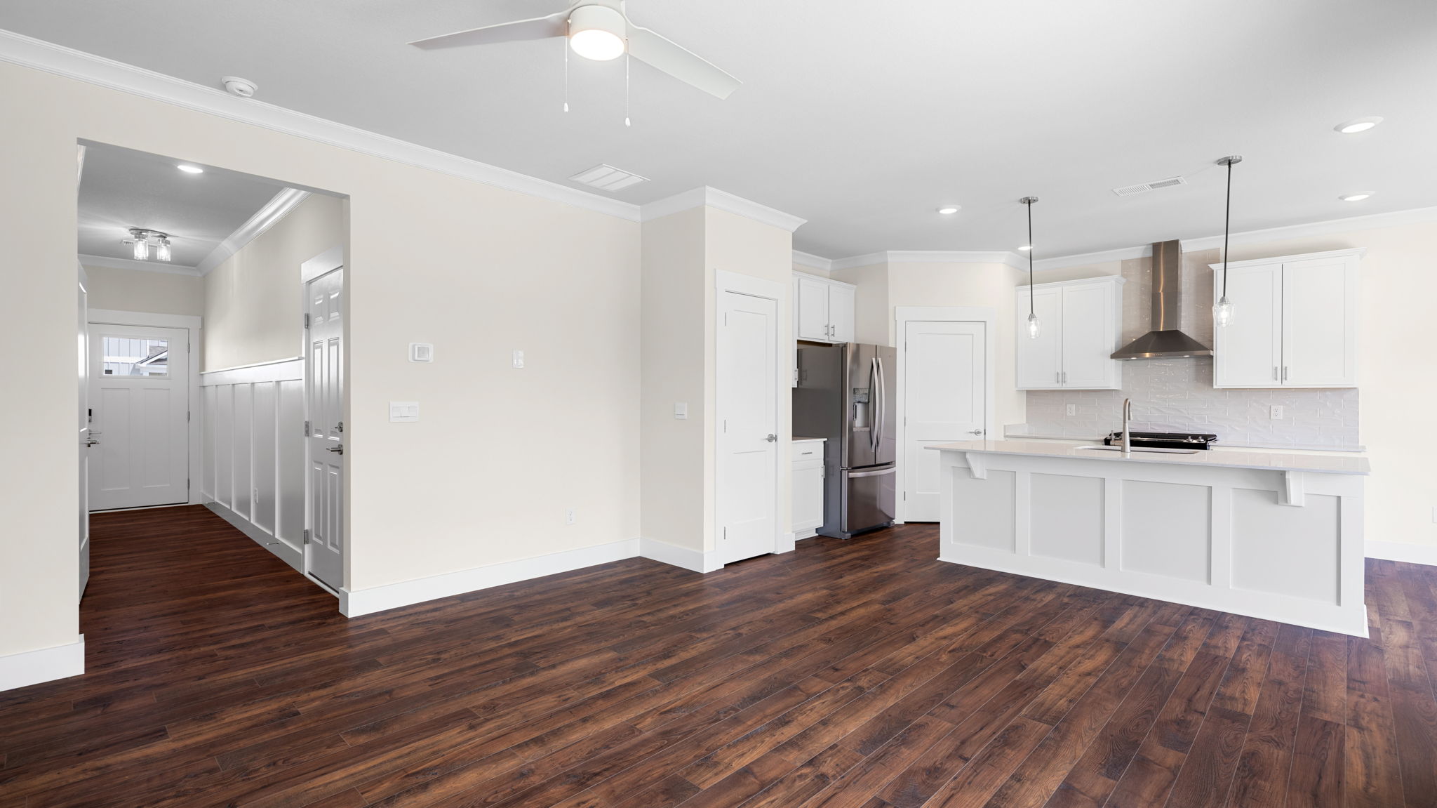 open concept floor plan