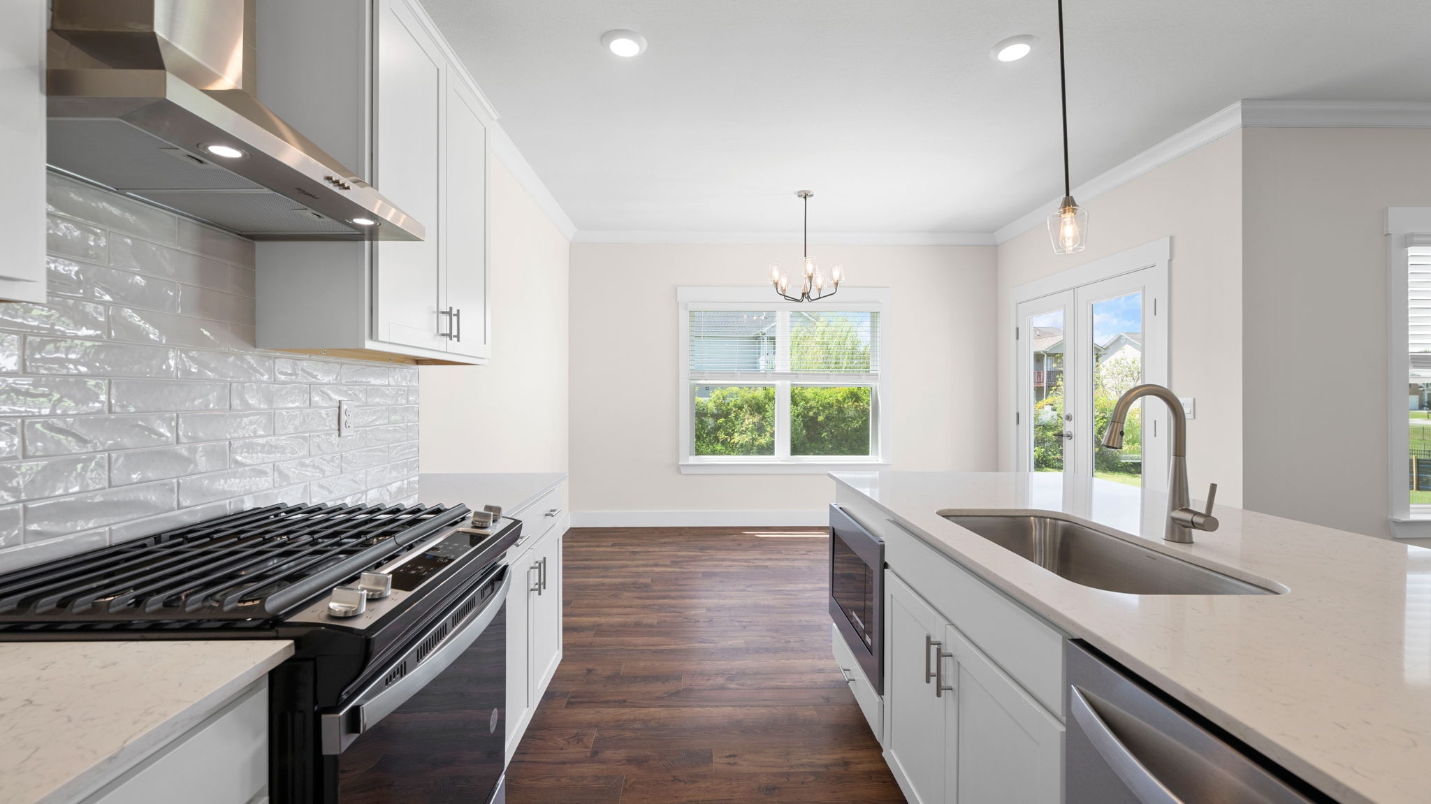 kitchen with quartz countertop