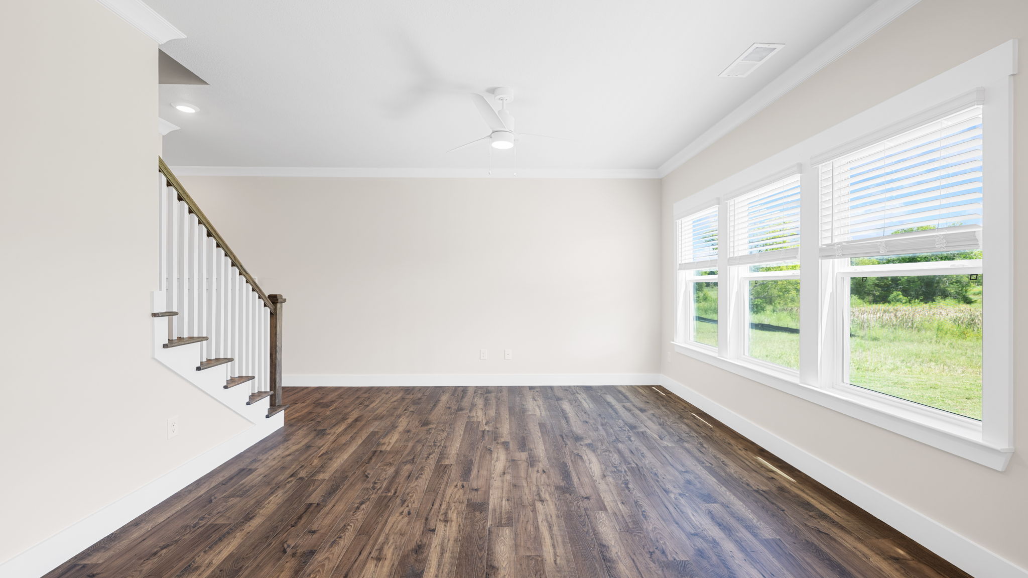 open concept floor plan