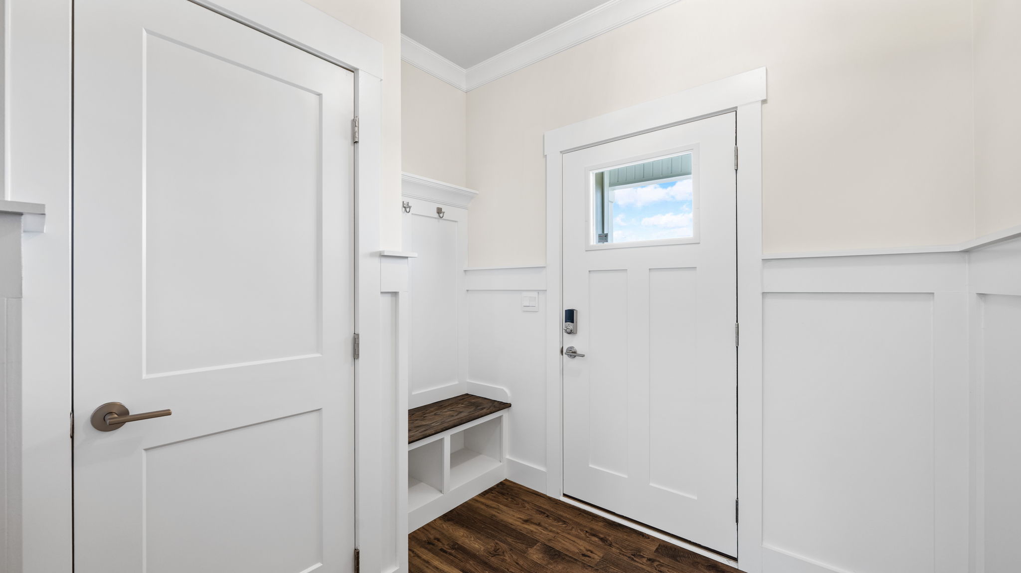 entry way with drop zone