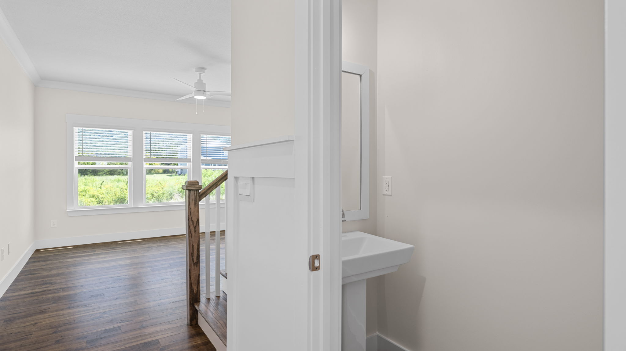 half bath off entry way