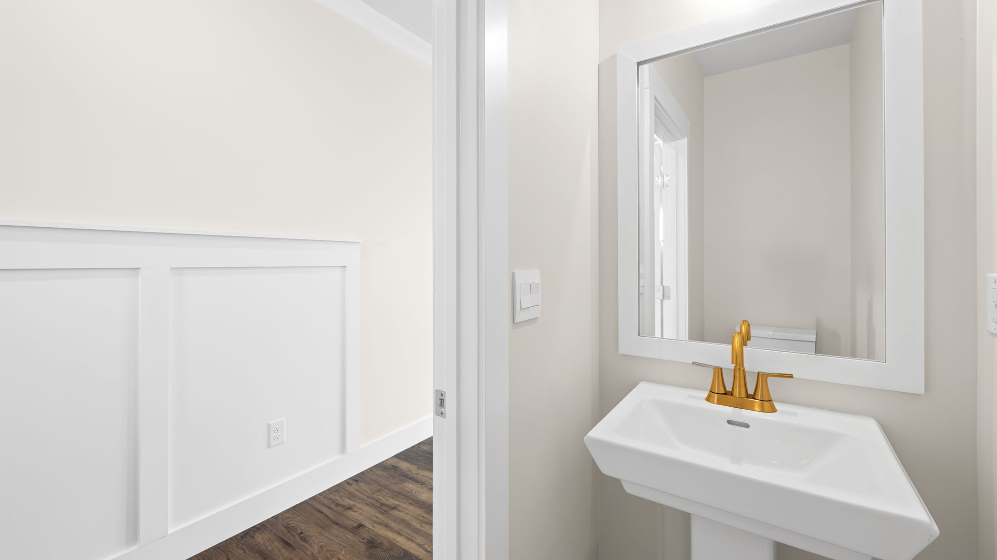 half bath on first floor