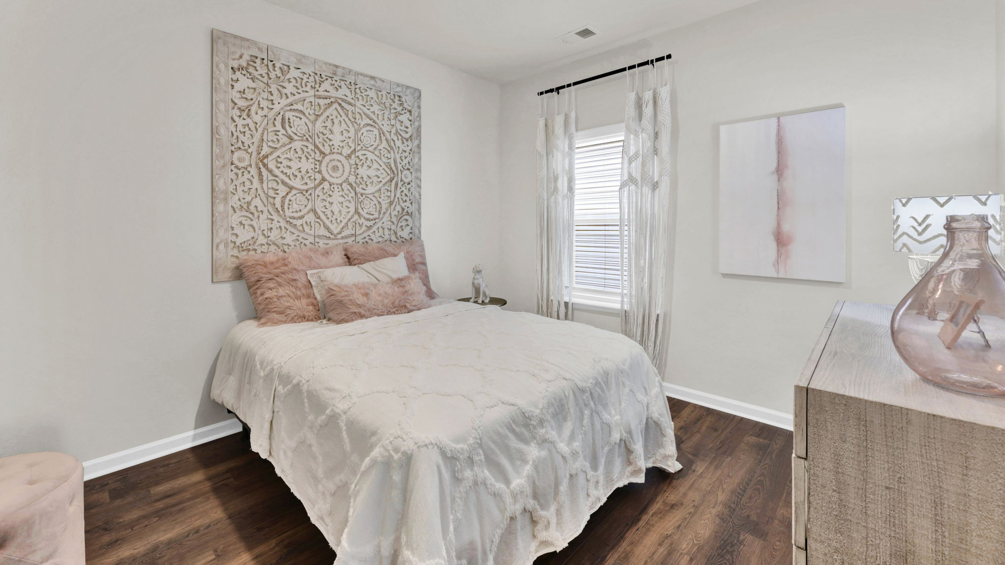 guest room with window