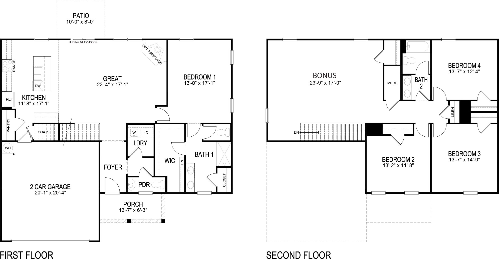 Fairview floor plan