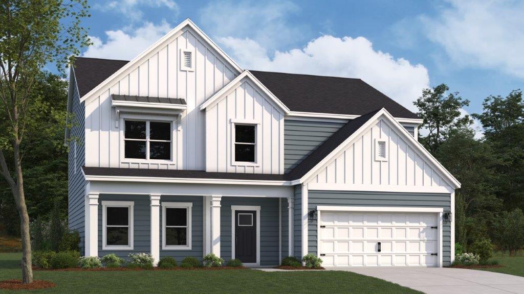 rendering of two story home