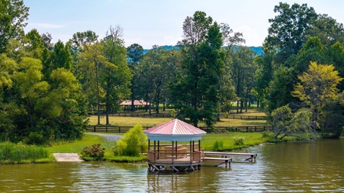 Water access located at rear of community