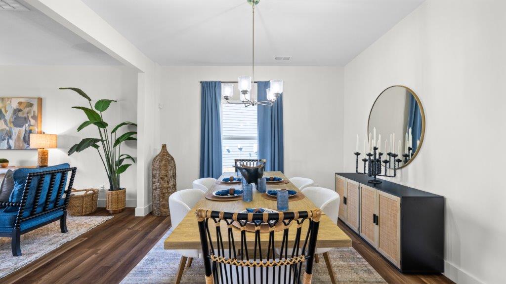 open concept formal dining