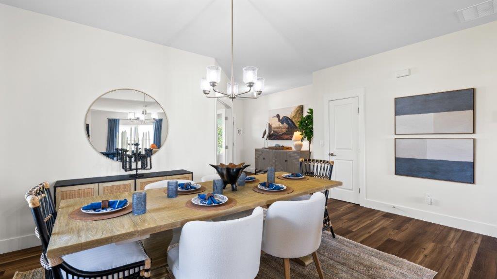 open concept formal dining