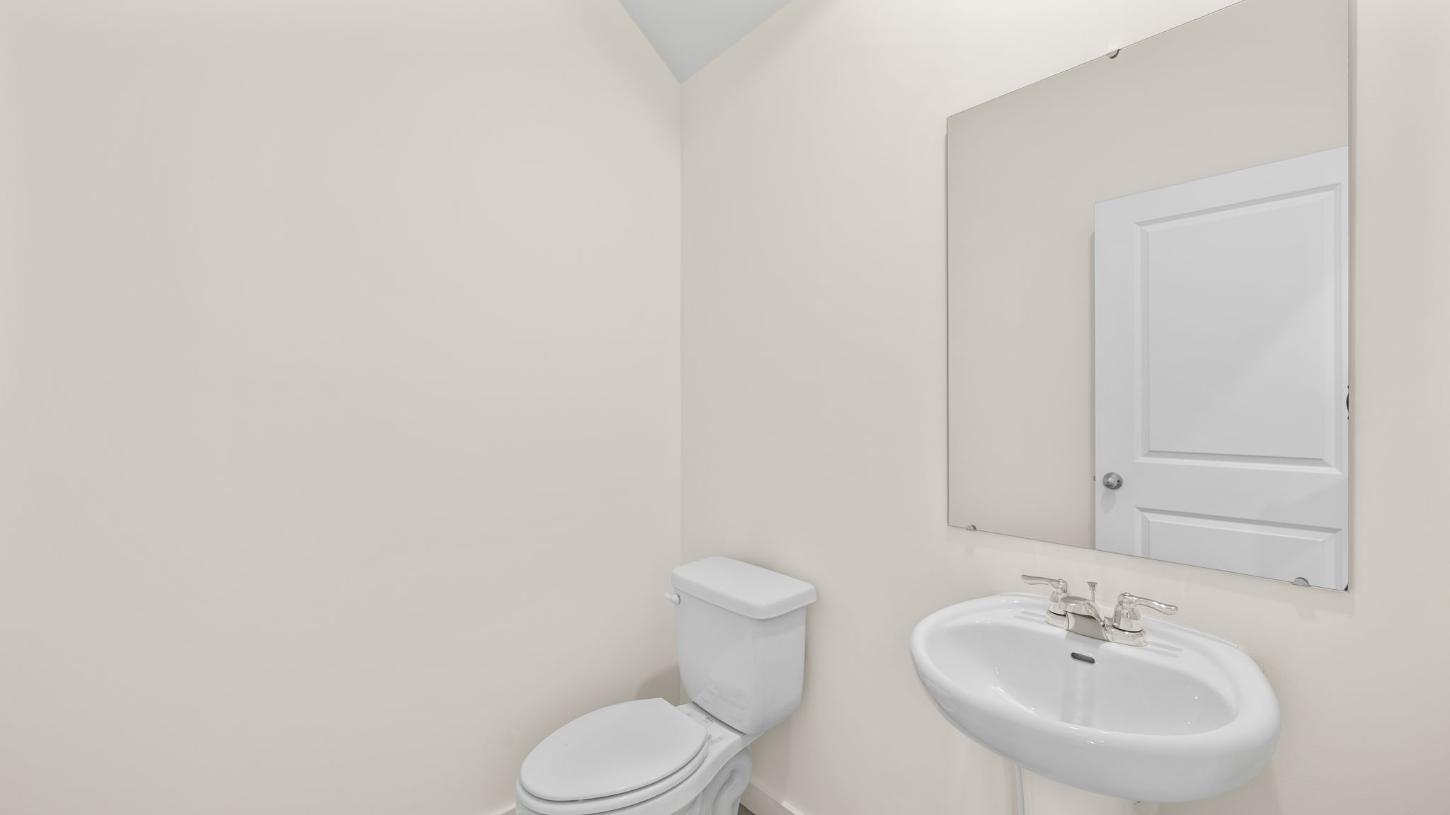 First floor half bathroom