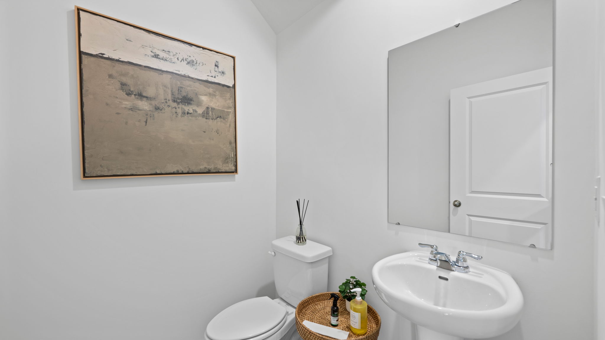 downstairs powder room