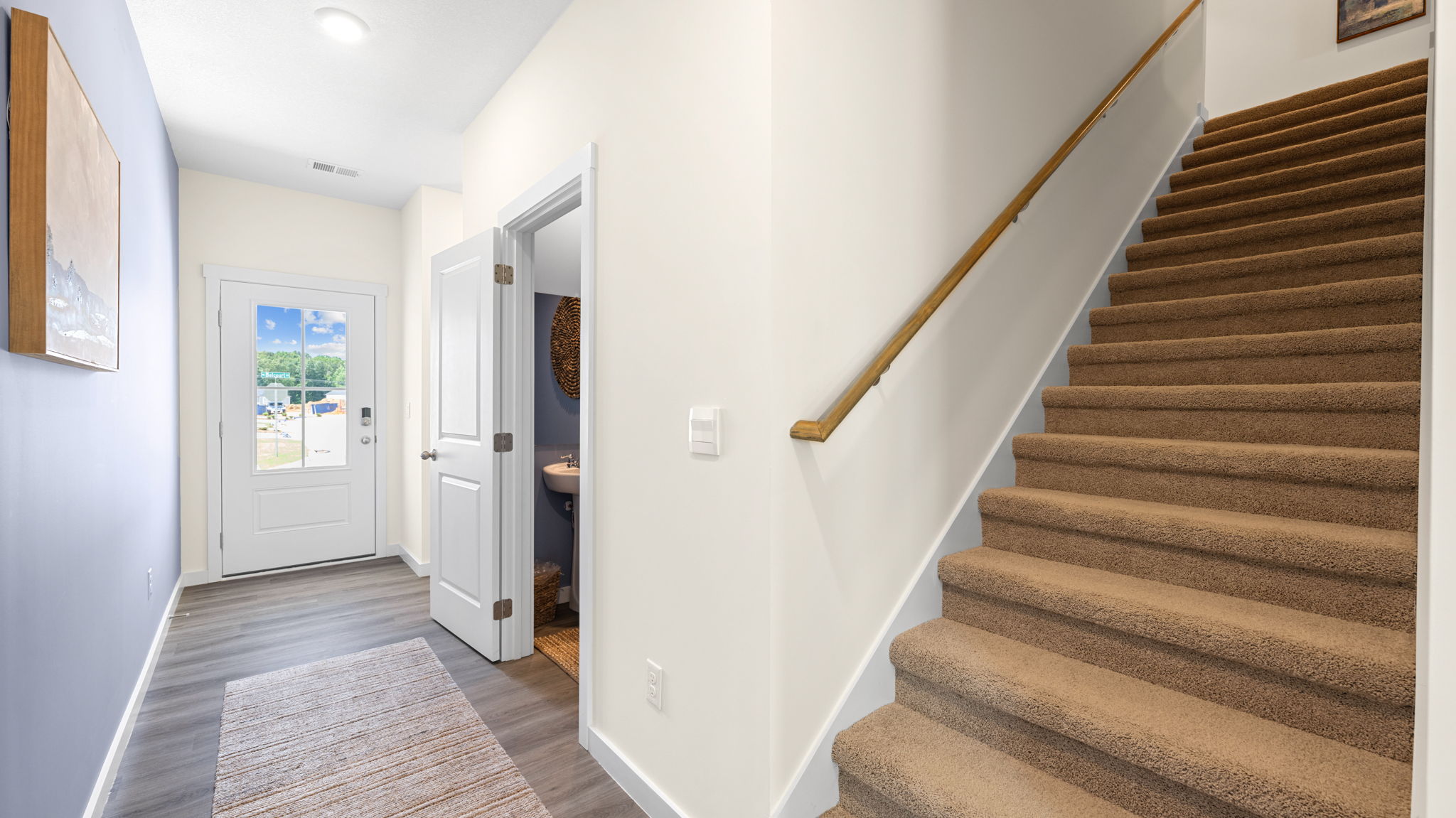 Stairs to second floor