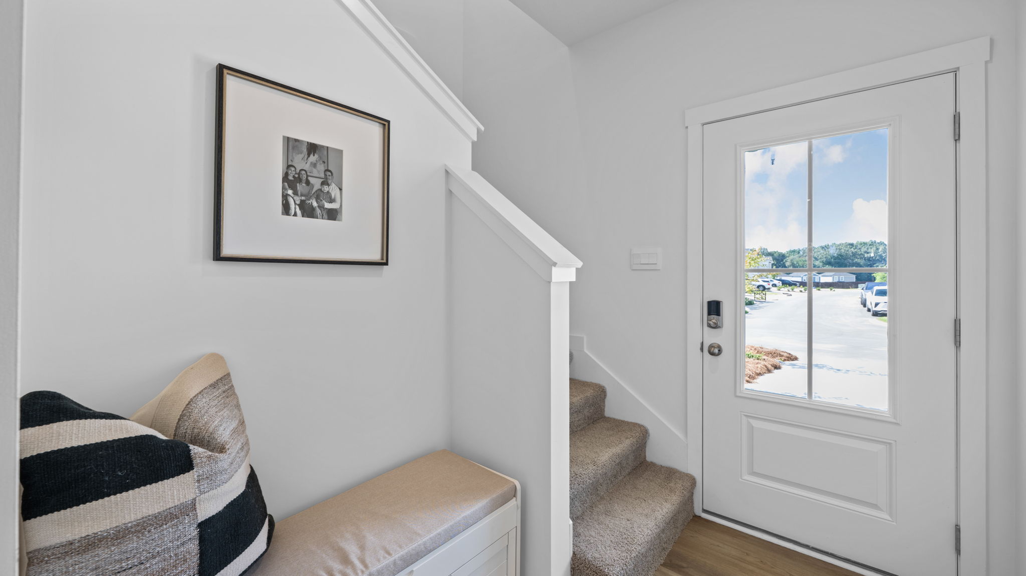 Entry way of Altamont model home