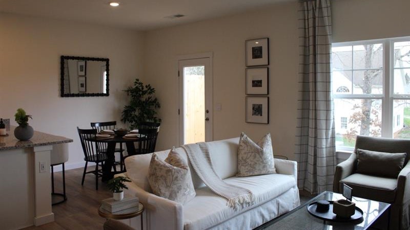 open concept living area