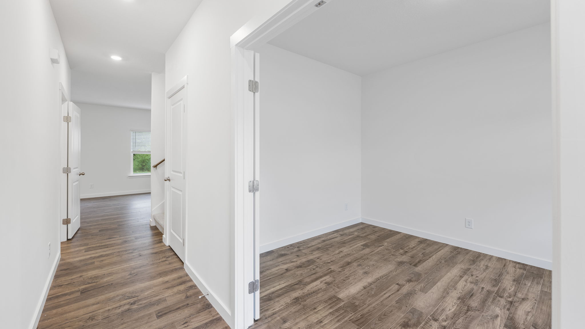 entryway with office on the right