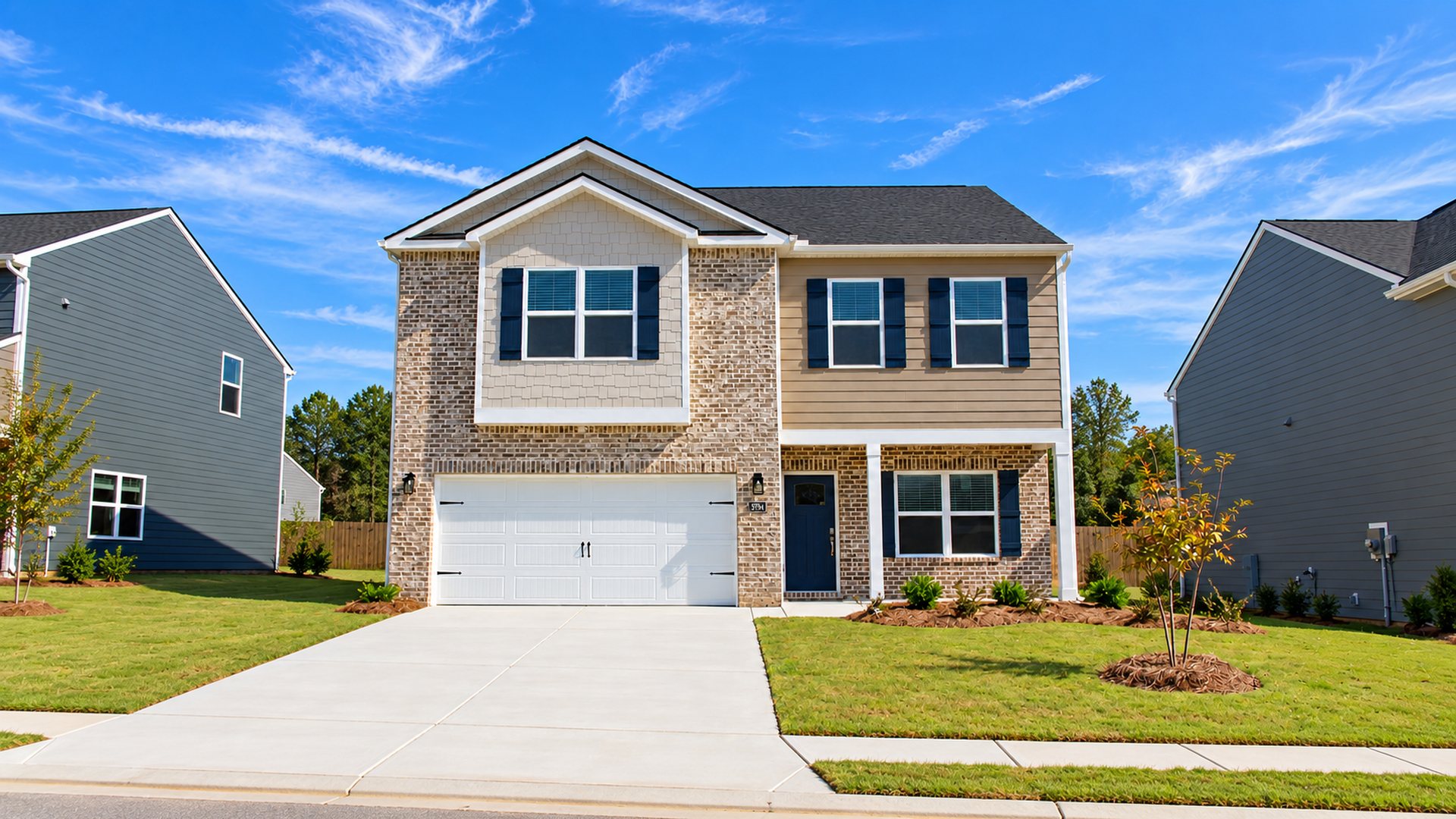 photo of two story home