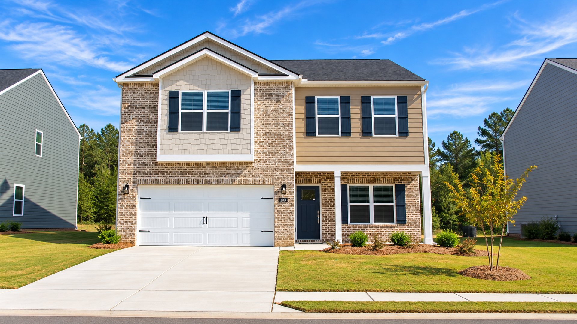 photo of two story home