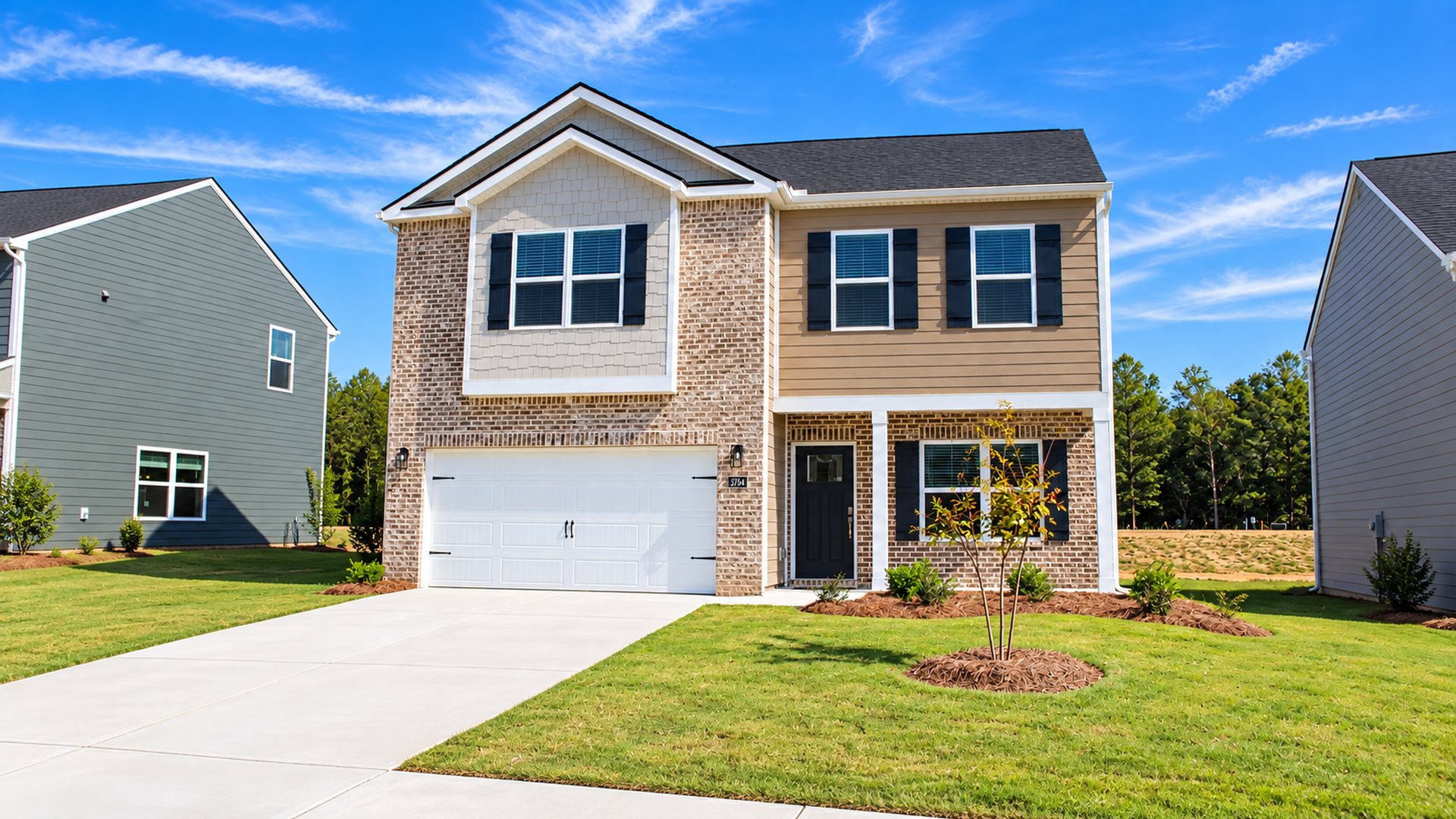 photo of two story home