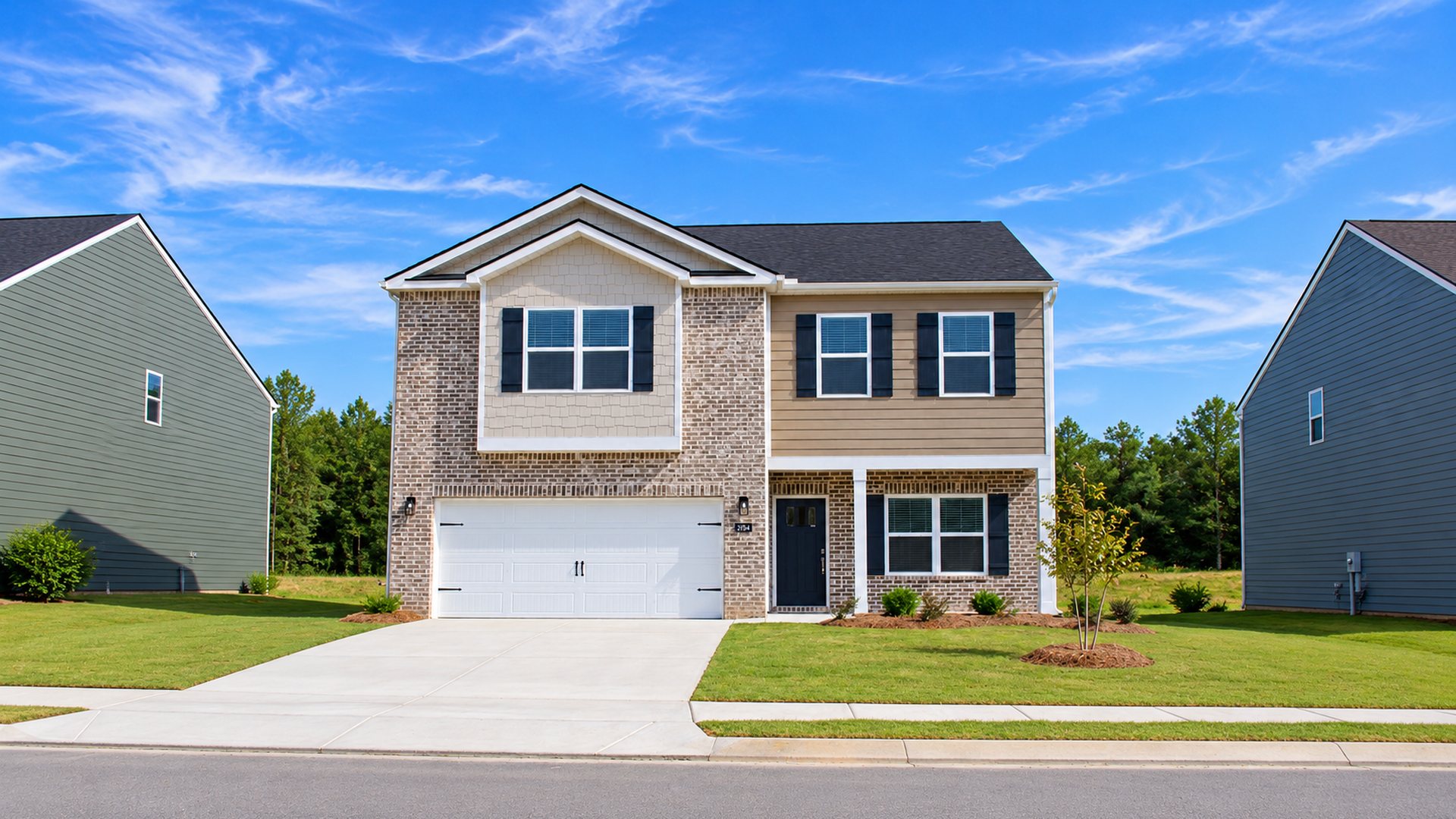 photo of two story home