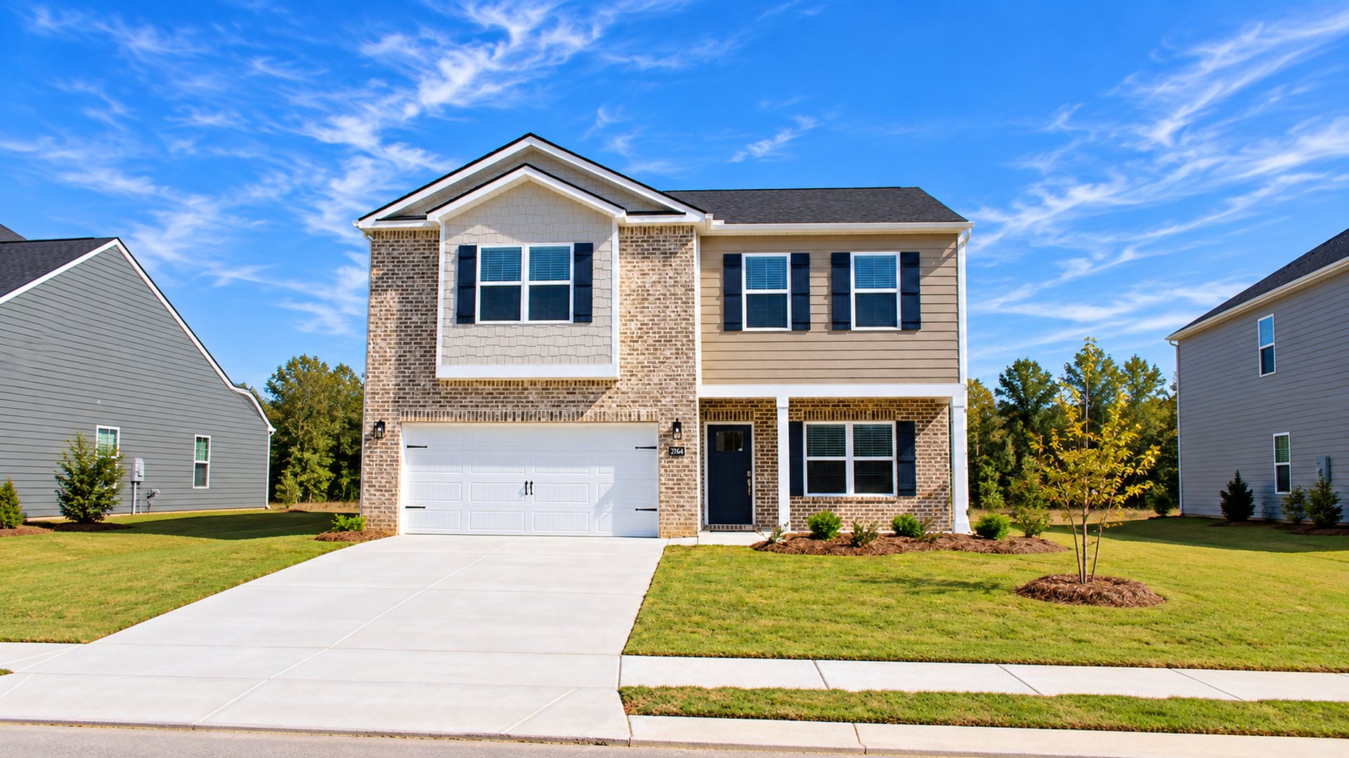 photo of two story home