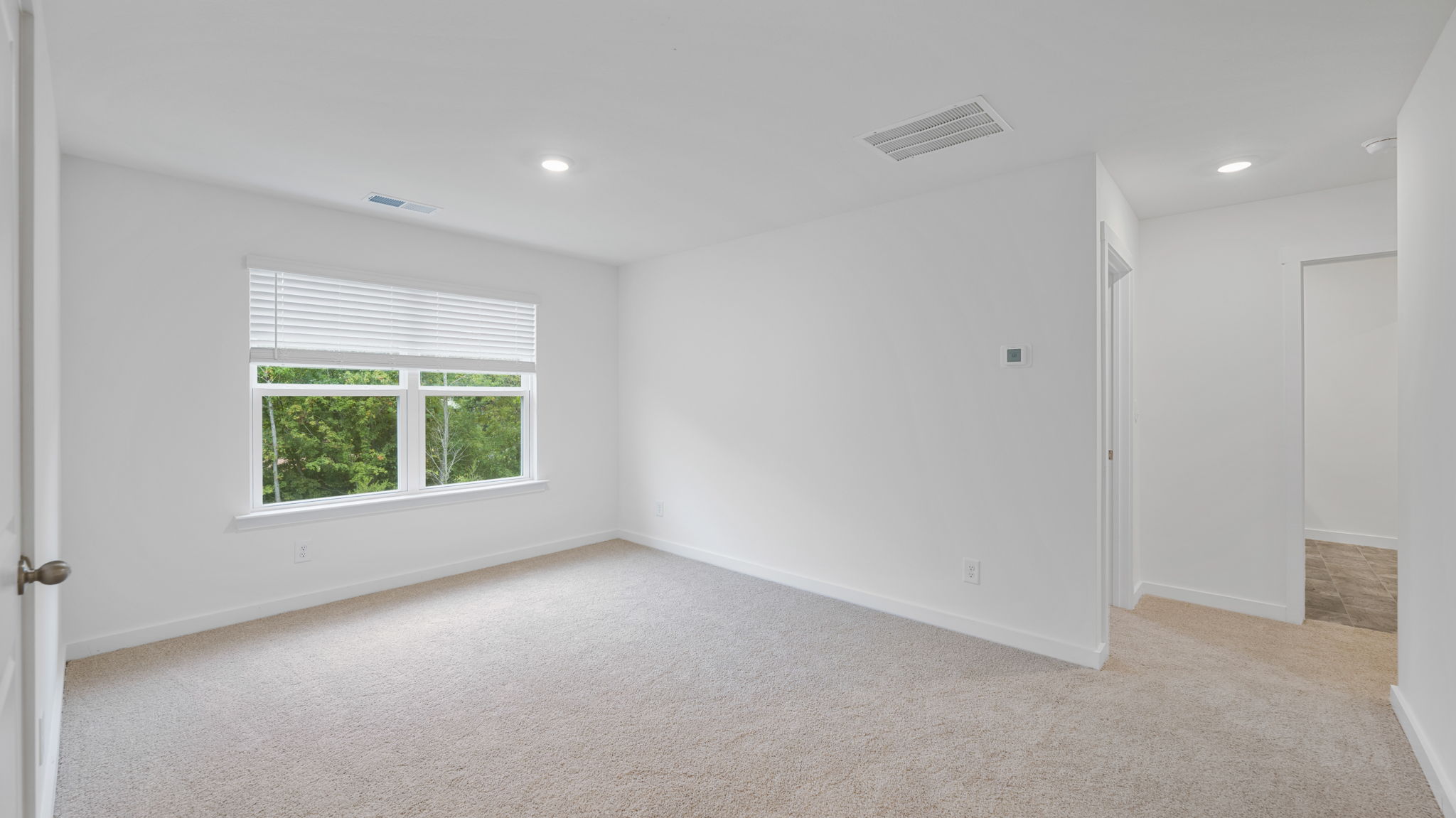 loft area with double window