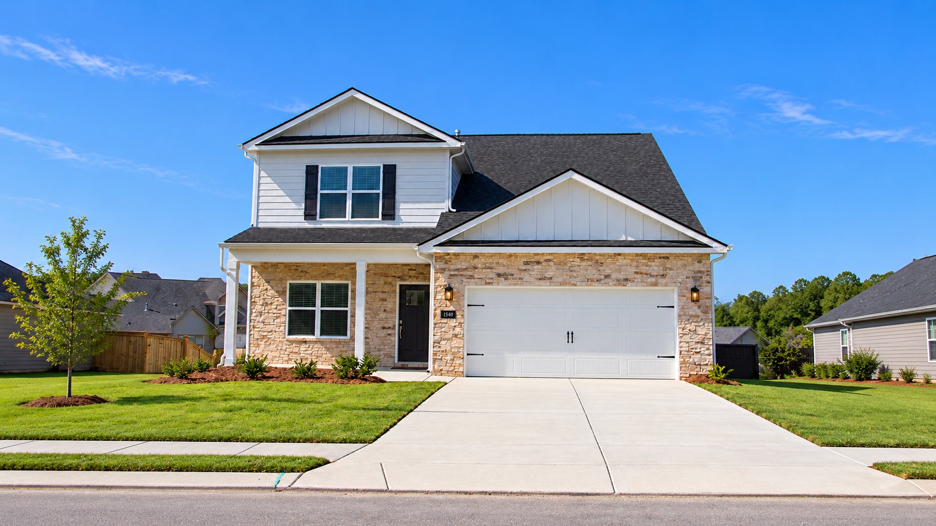 photo of two story home