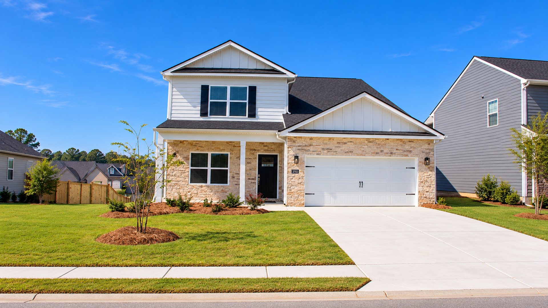 photo of two story home