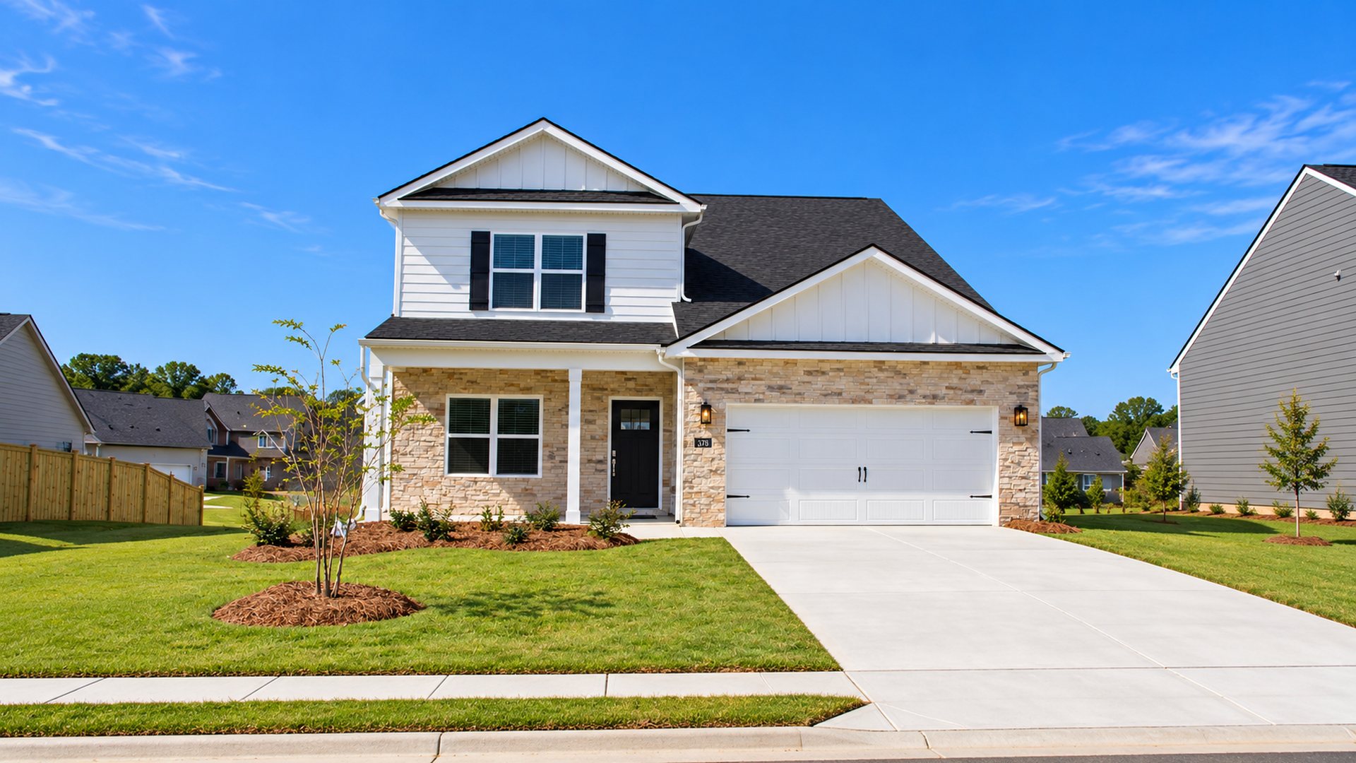 photo of two story home