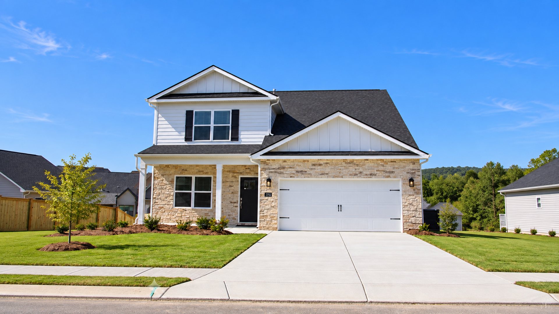 photo of two story home