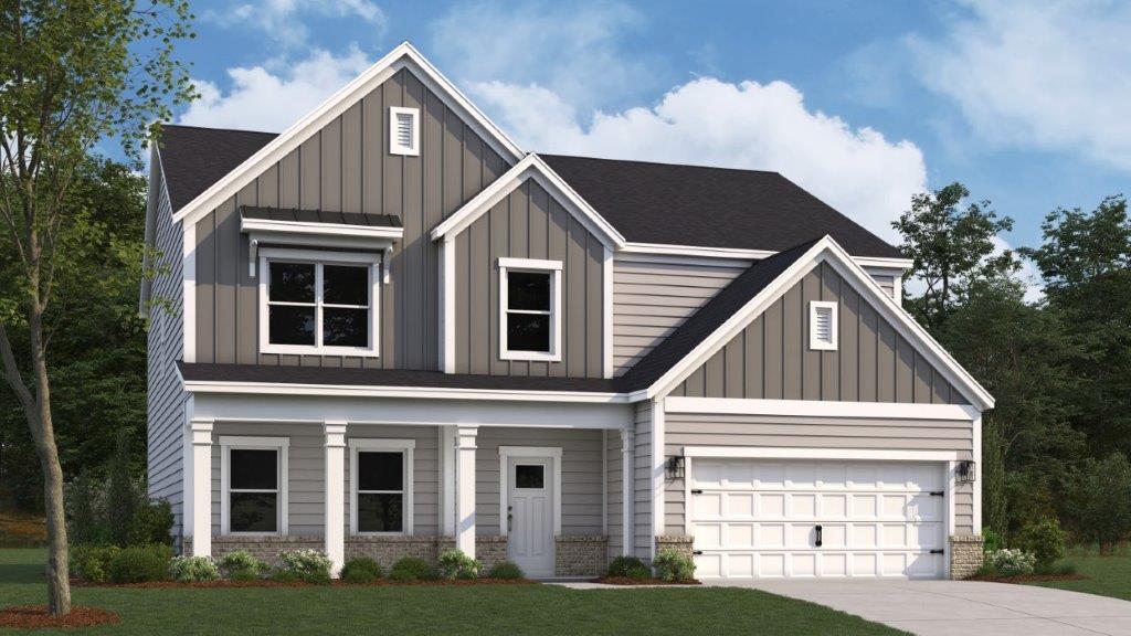 rendering of two story home