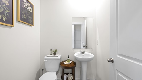 downstairs half bath