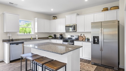 kitchen with single window