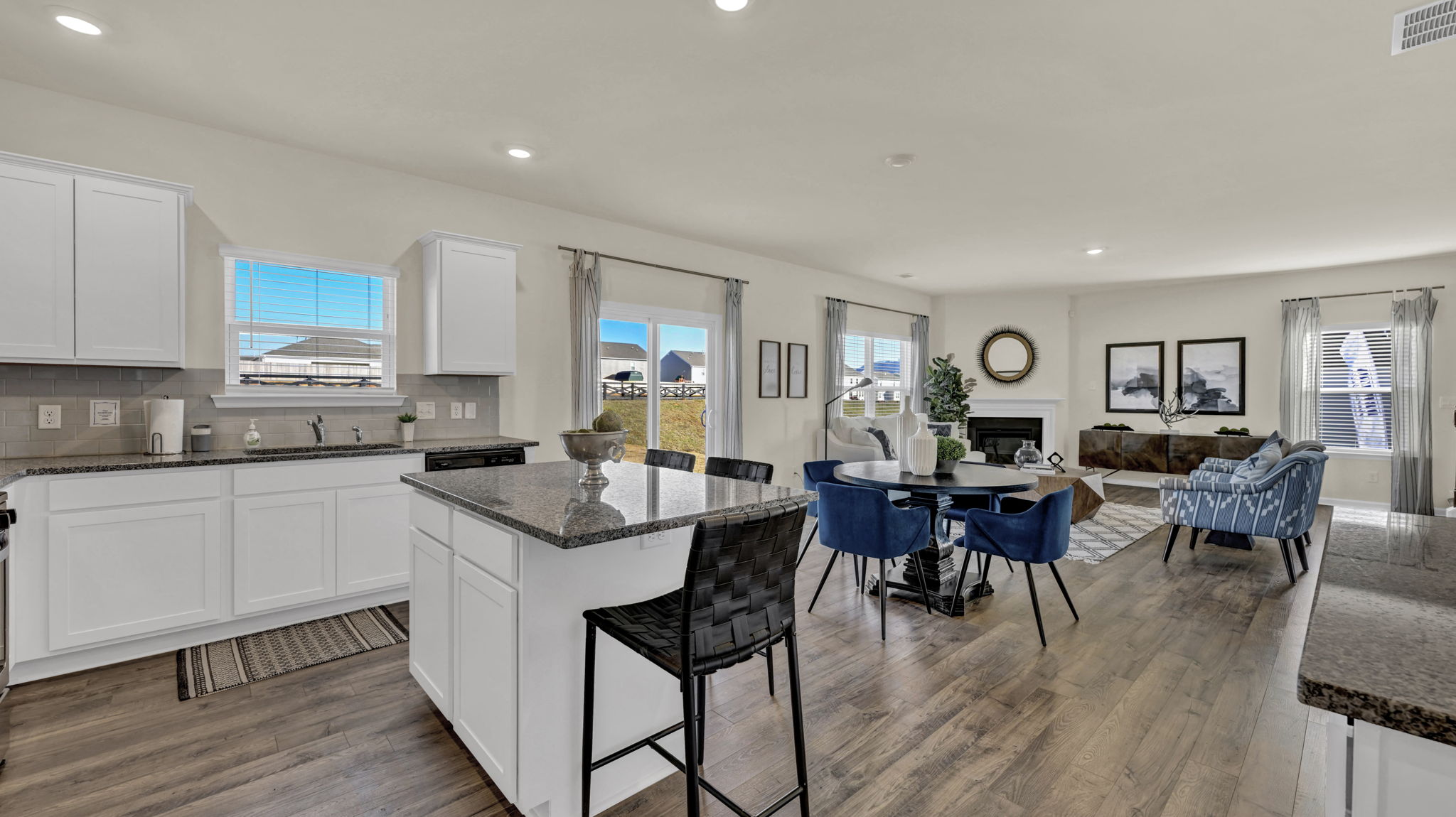 open concept kitchen