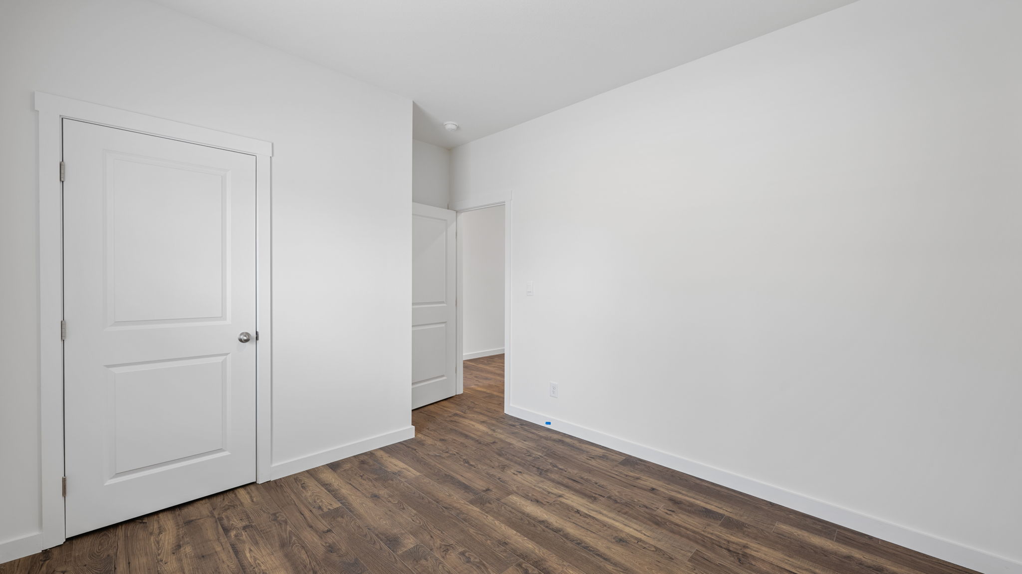 bedroom with walk-in closet