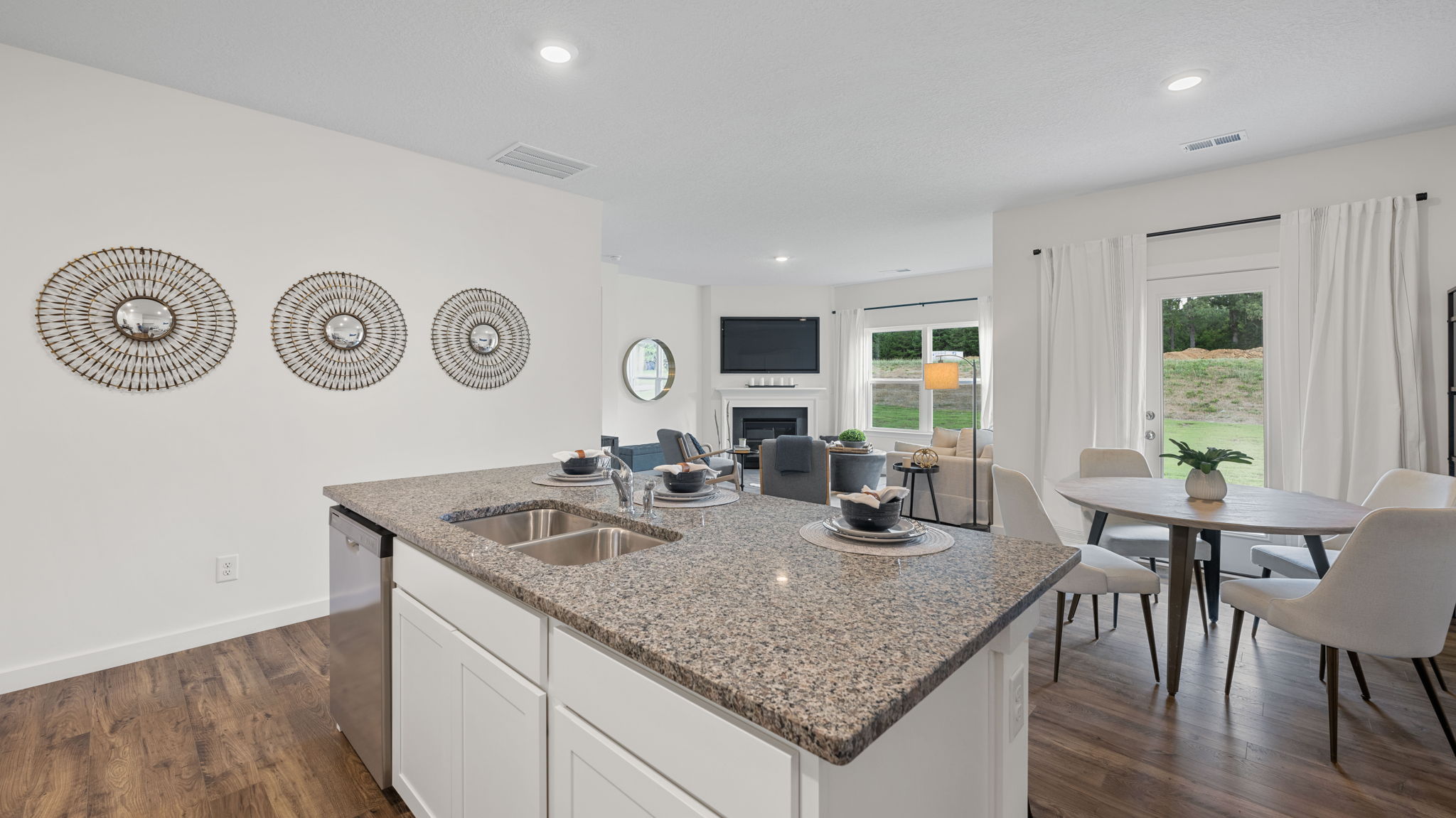 open concept kitchen