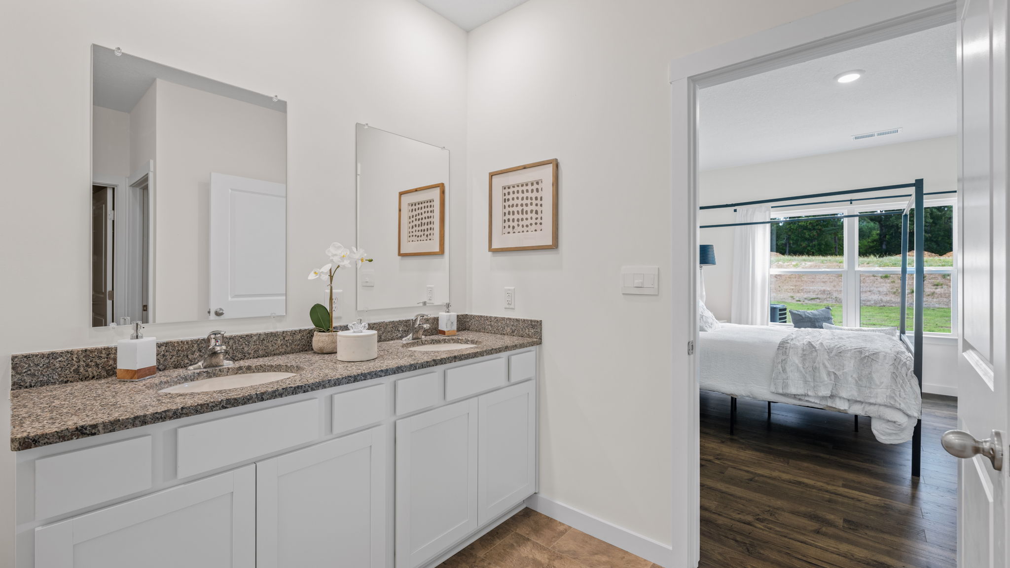 Primary bedroom with ensuite