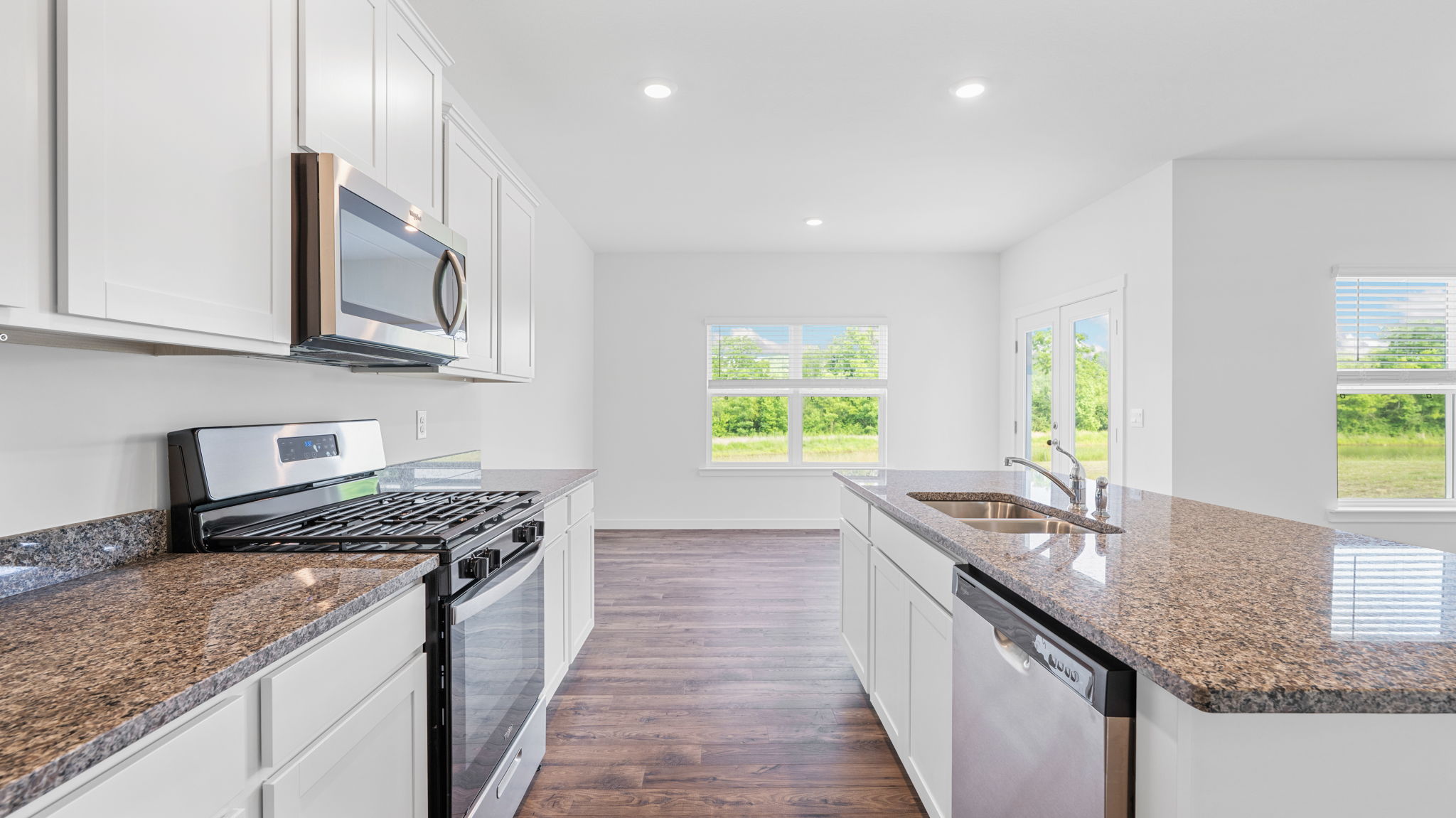 kitchen with stainless steel appliances