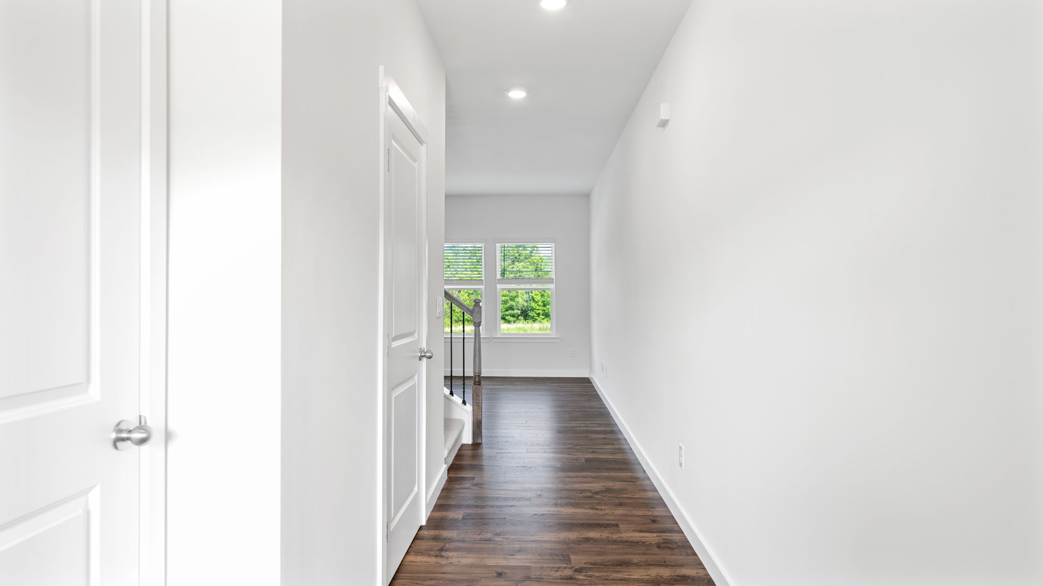 entryway hallway facing back of house