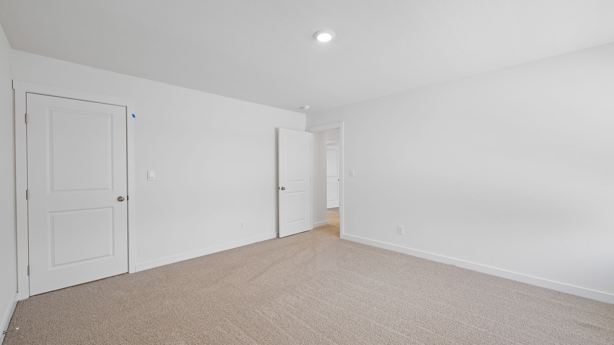 bedroom with walk-in closet