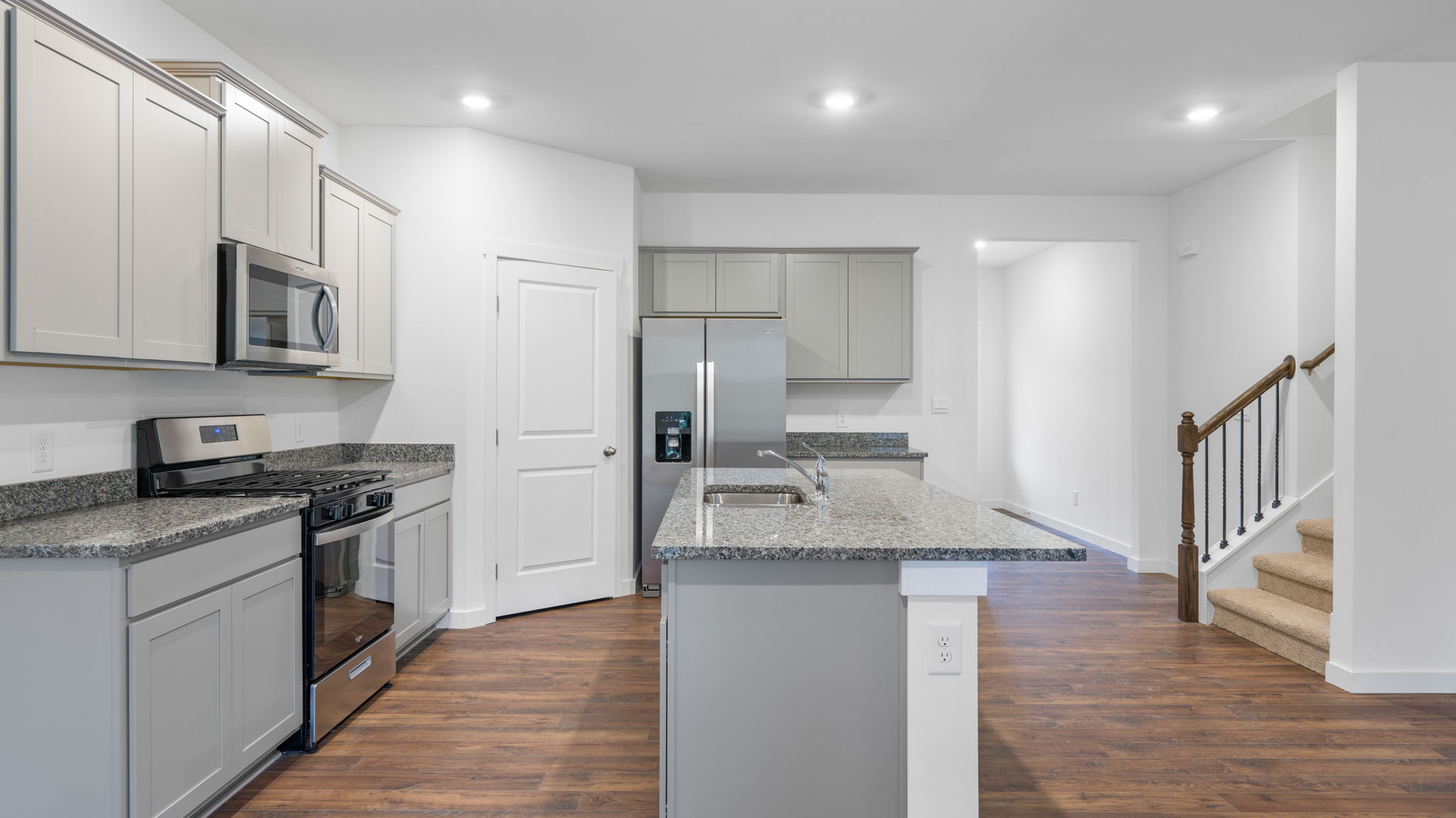 kitchen with stainless steel appliances