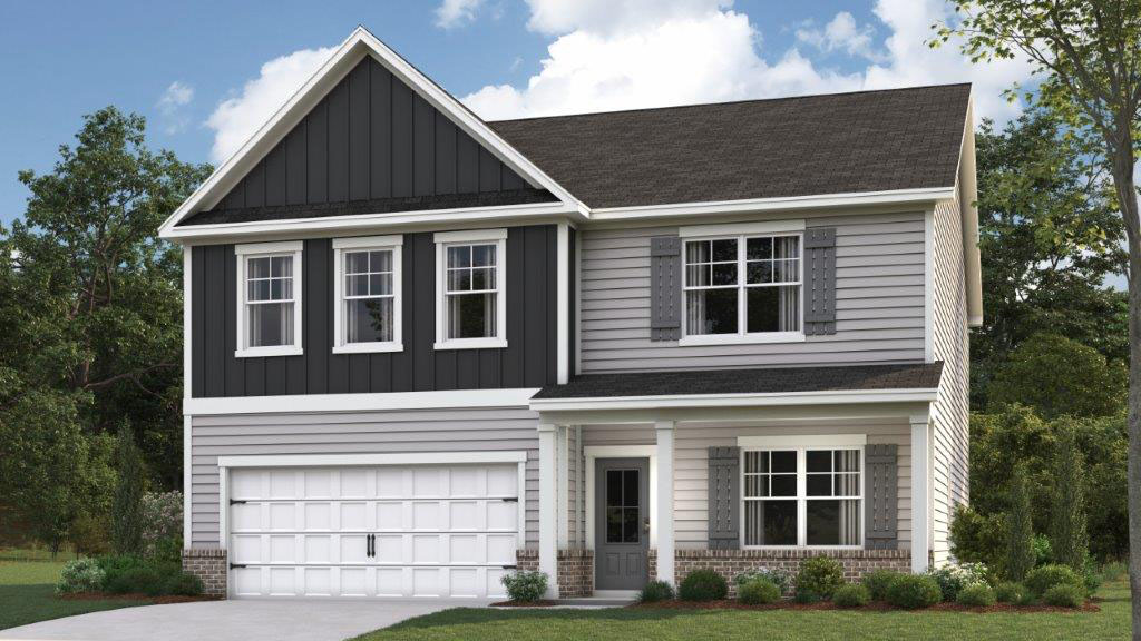 rendering of two story home