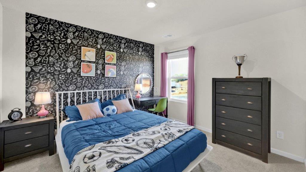 guest room with window