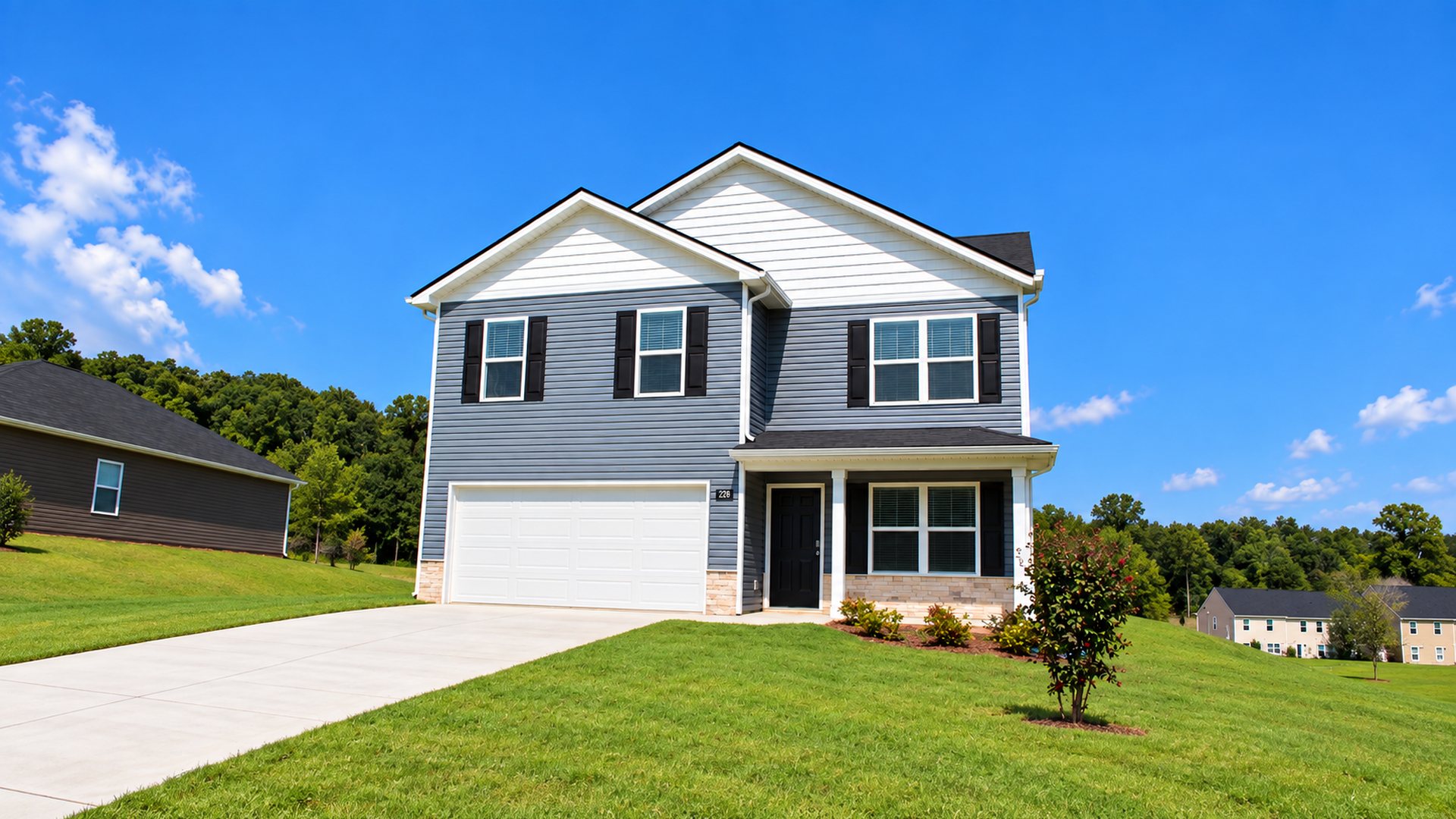 photo of two story home