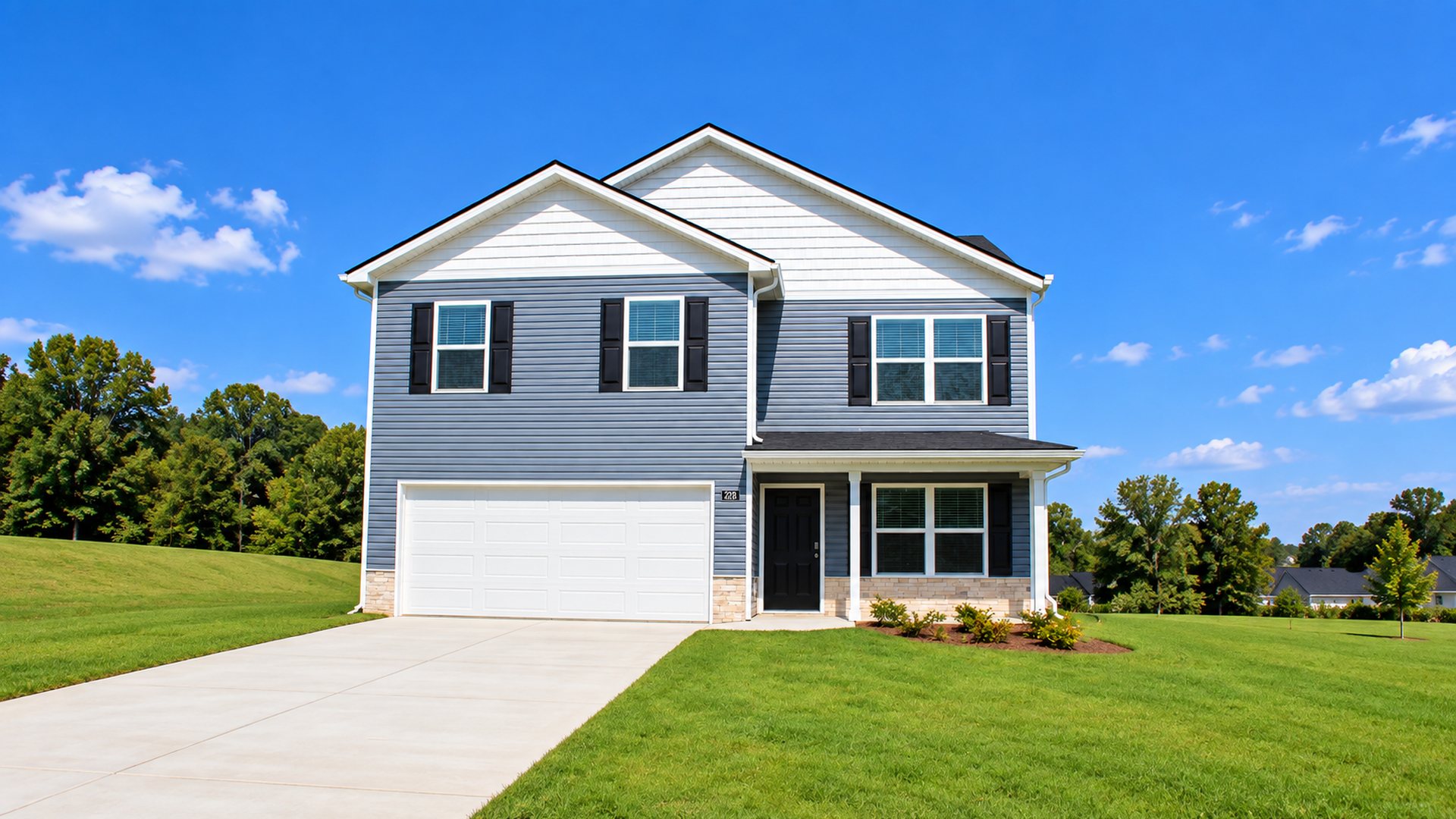 photo of two story home