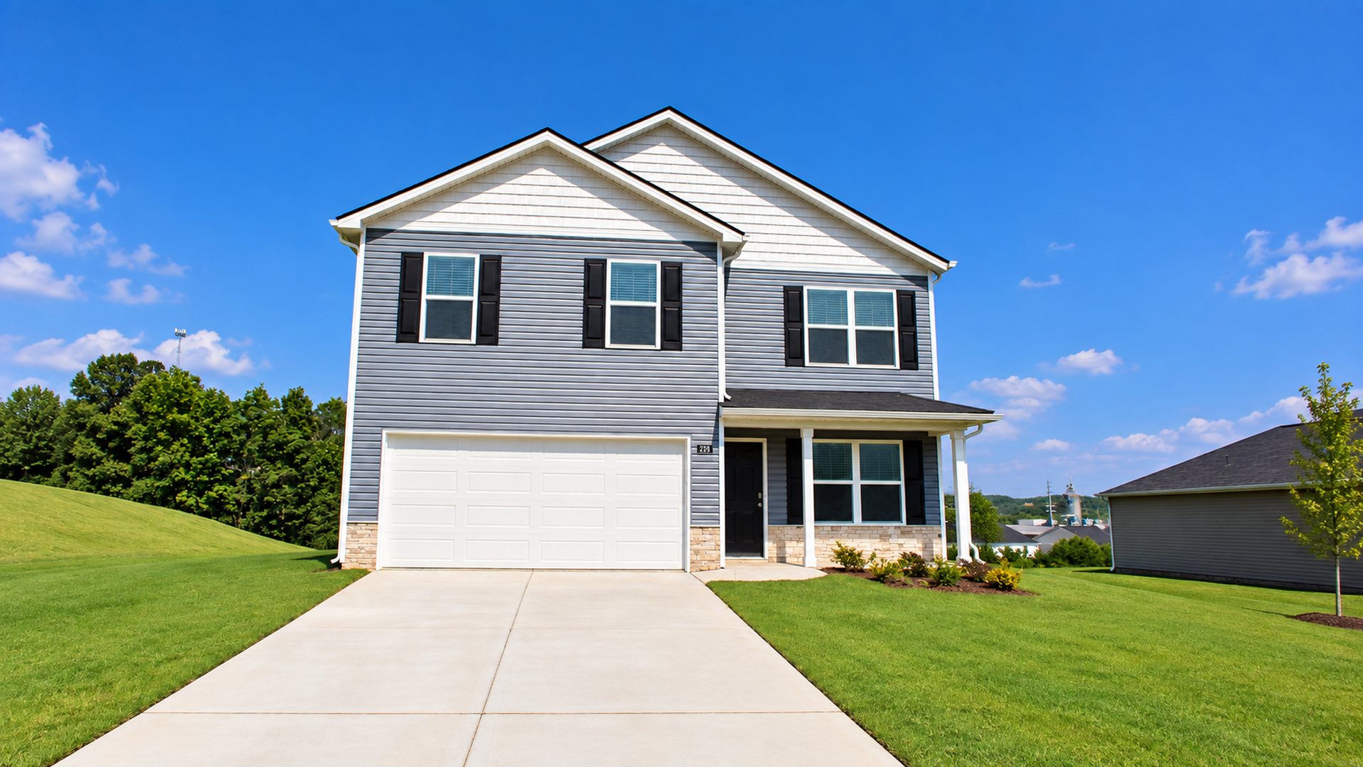photo of two story home
